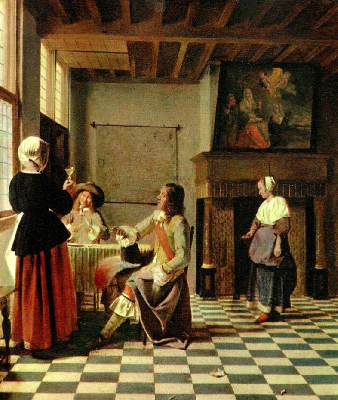 Pieter de Hooch interior oil painting image